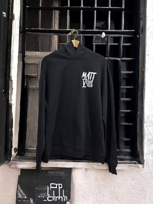 Matt 5.14 Black Hoodie | Glow in the Dark