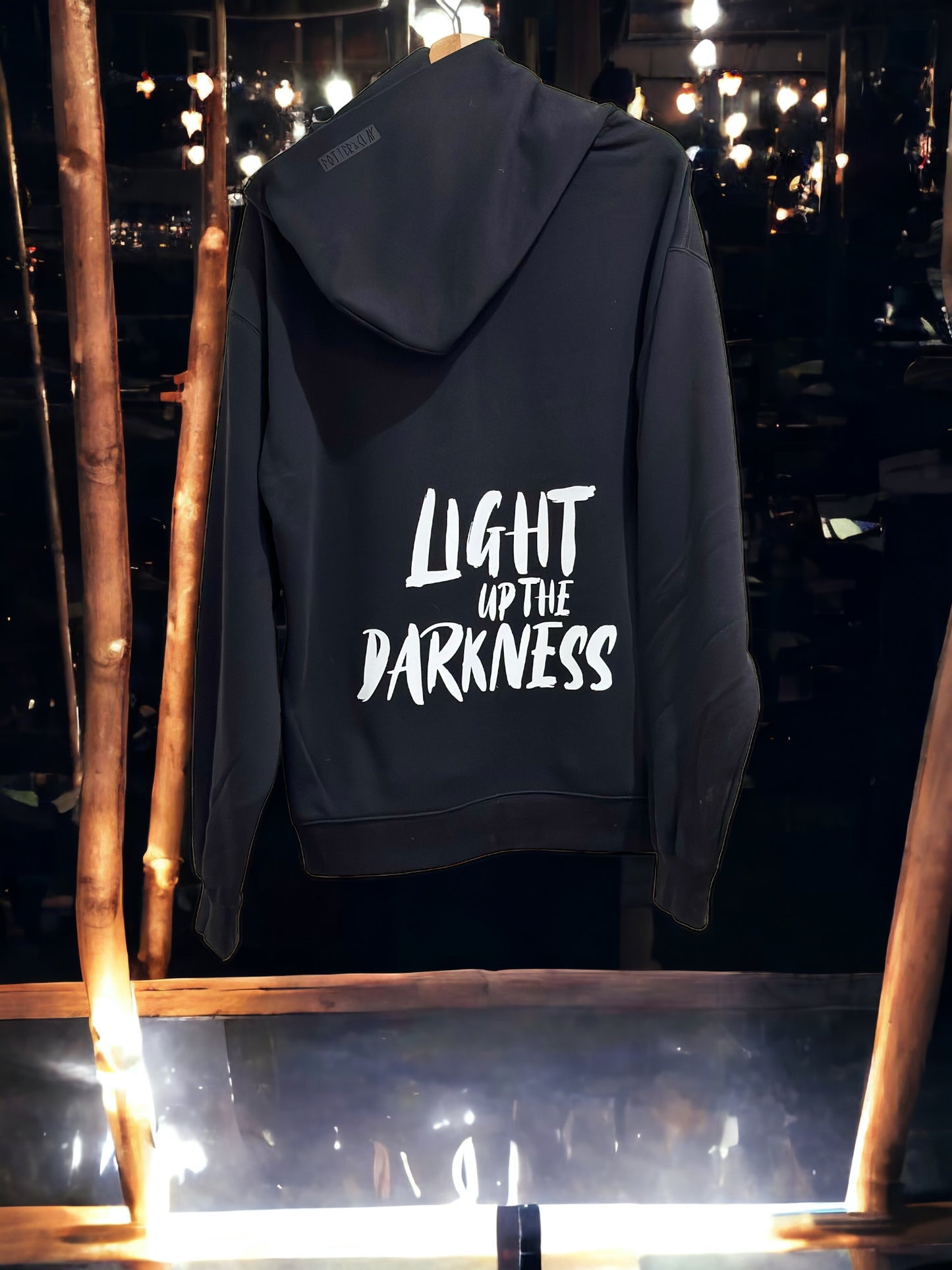 Matt 5.14 Black Hoodie | Glow in the Dark